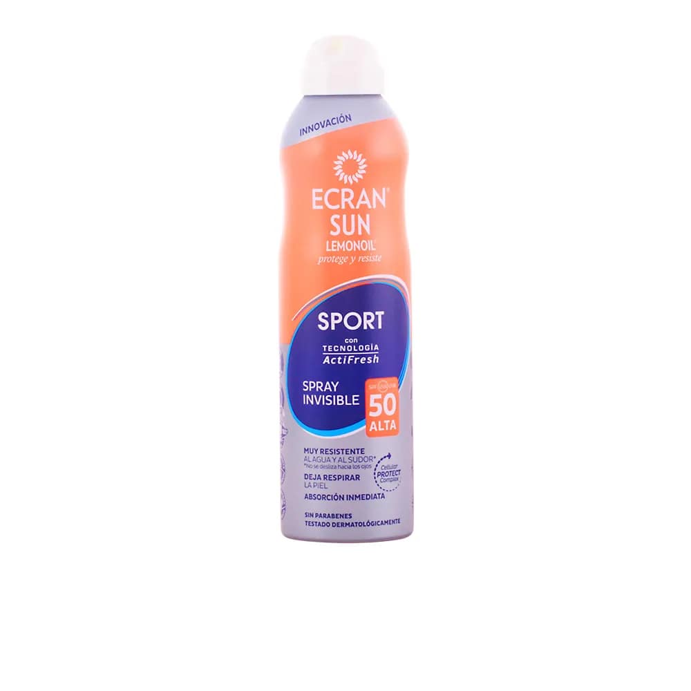 8411135483262 Ecran Sun Lemonoil Sport Invisible Spray Spf50 250ml – Image 1