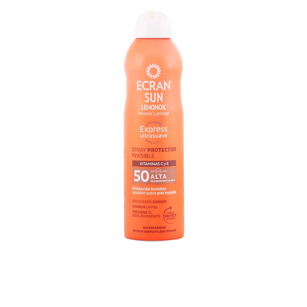 8411135486041 Ecran Sun Lemonoil Protect Invisible Spray Spf50 250ml – Image 1