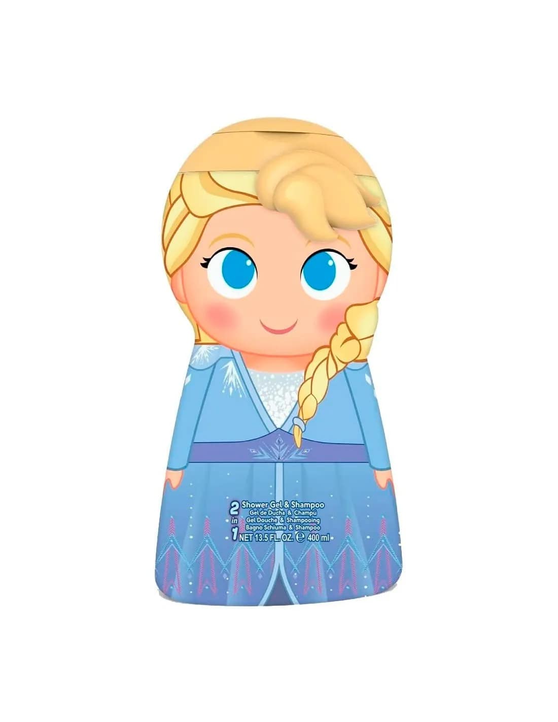 8411114090498 Disney Air-Val Frozen Elsa Gel y Champu 1d 400ml – Image 1