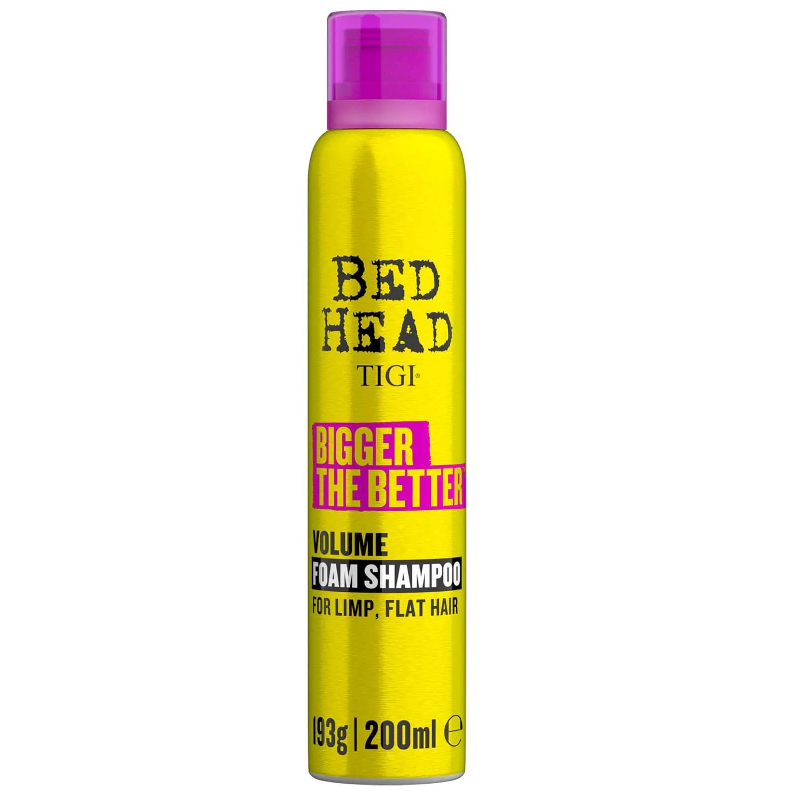 0615908431377 Tigi Bed Head Bigger The Better Volume Foam Shampoo 200ml – Image 1