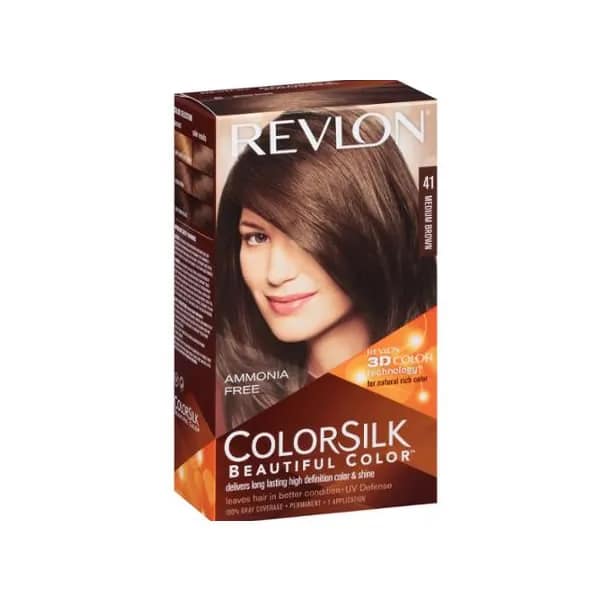 0309978695417 Revlon Colorsilk Sans Amoniaque 41 Medium Brown – Image 1