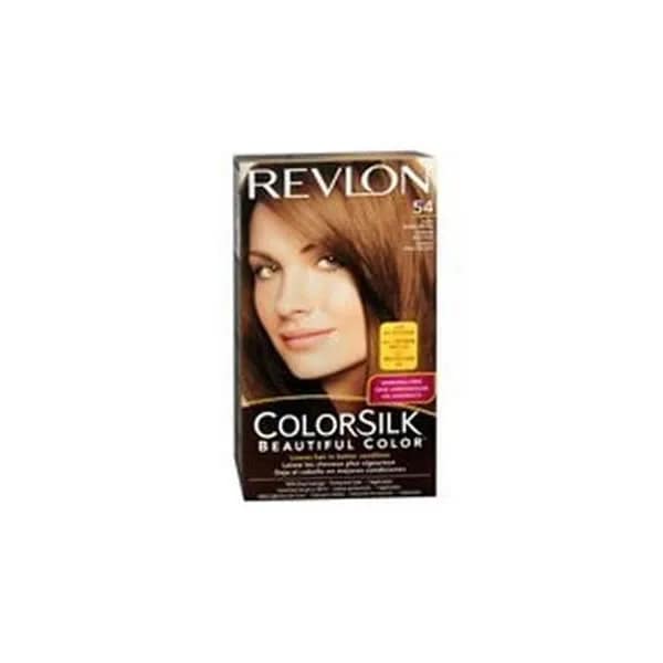 0309978695547 Revlon Colorsilk Sans Amoniaque 54 Light Golden Brown – Image 1