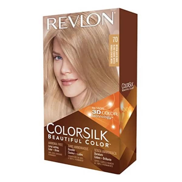 0309978695707 Revlon Colorsilk Sans Amoniaque 70 Medium Ash Blonde – Image 1
