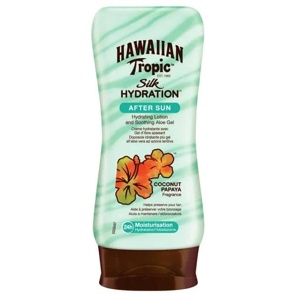 5099821002039 Hawaiian Tropic Silk Hydration Aftersun Aloe Vera Coconut Papaya 200ml – Image 1