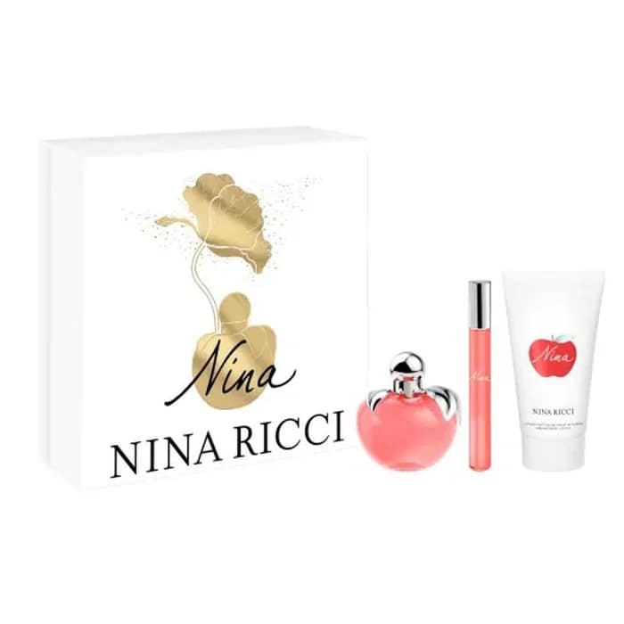 3137370364771 Nina Ricci Nina Eau De Toilette Vaporisateur 50ml Coffret 3 Produits – Image 1