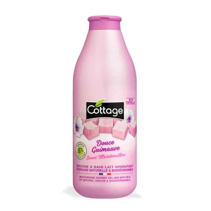 3141380059077 Cottage Douce Guimauve Douche & Bain Lait Hydratant 750ml – Image 1