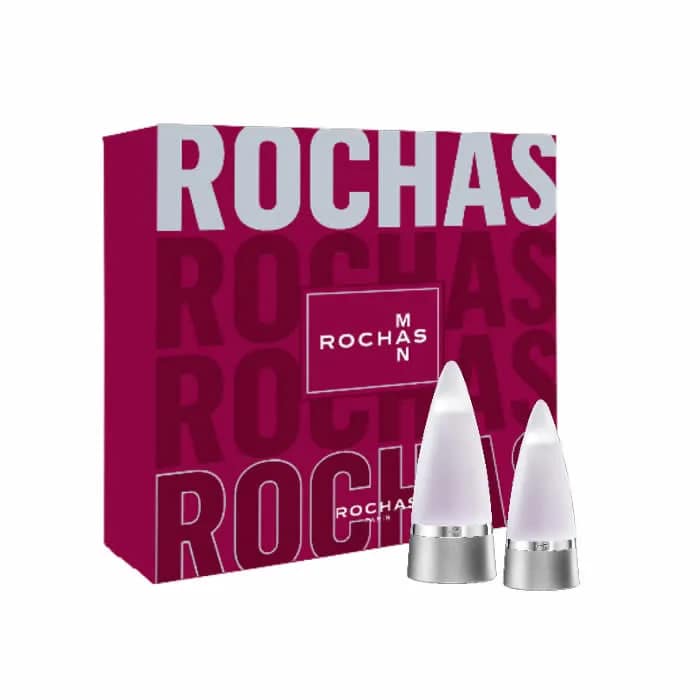 3386460146883-1 Rochas Man Eau De Toilette Vaporisateur 100ml Coffret 2 Produits – Image 1
