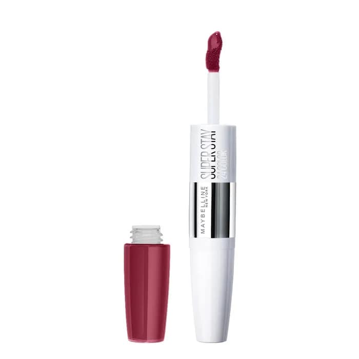 3600530695782-1 Maybelline Superstay 24 2-Step Liquid Lispstick Makeup 195 Raspberry – Image 1