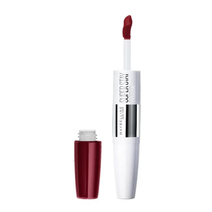 3600530695904-1 Maybelline Superstar 24 2-Step Liquid Lispstick Makeup 510 Red Passion – Image 1
