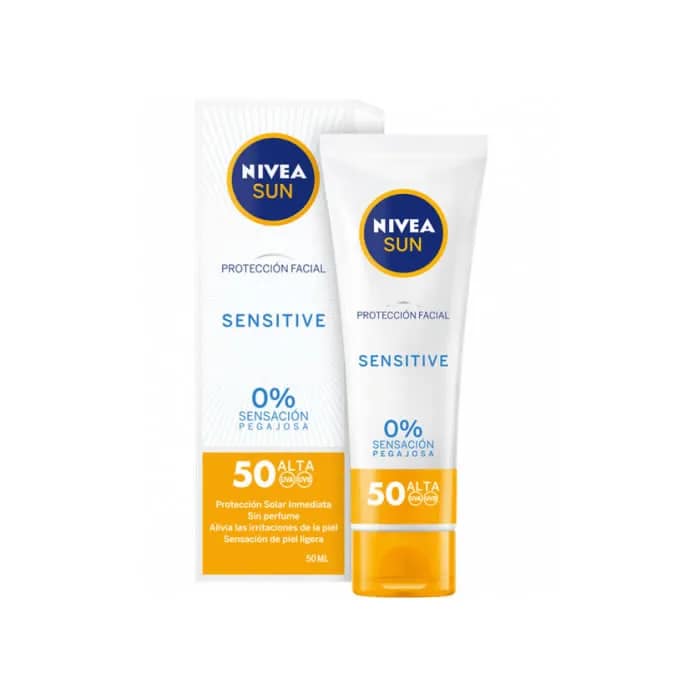 4005900600264-1 Nivea Sun Facial Sensitive Spf50 50ml – Image 1
