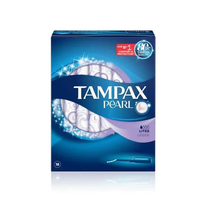4015400434757 Tampax Pearl Lites 18 Unités – Image 1
