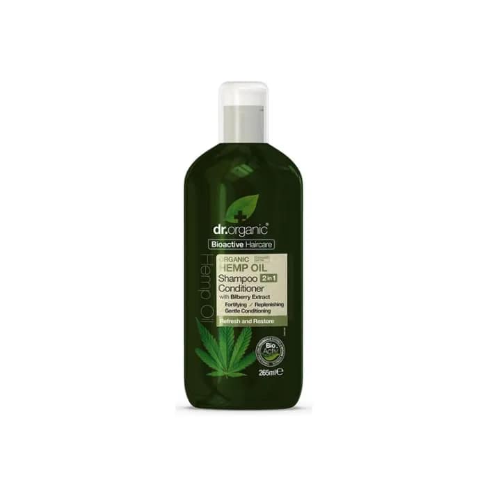5060391841854 Dr. Organic Hemp Oil 2 In 1 Shampoo & Conditioner 265ml – Image 1
