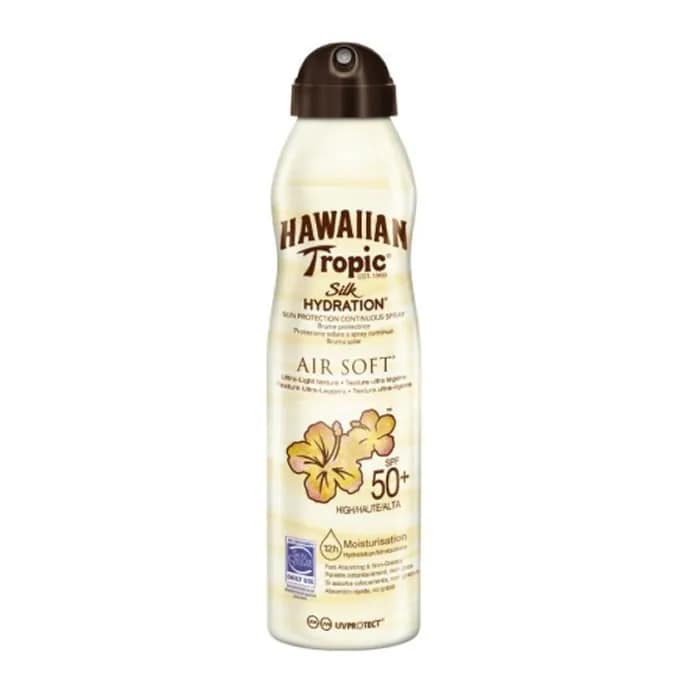 5099821128739 Hawaiian Tropic Silk Hydration Air Soft Brume De Protection Solaire Spf50+ 220ml – Image 1