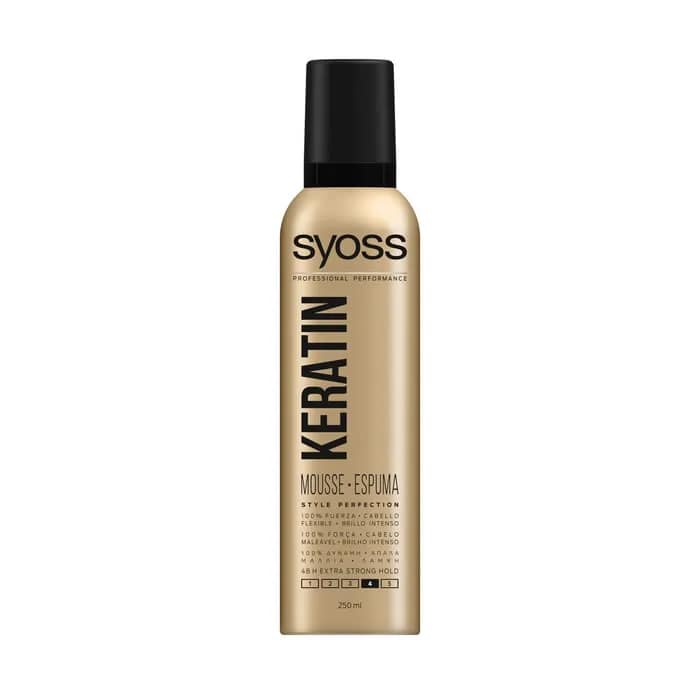 5201143155199 Syoss Mousse Keratin Style Perfection 250ml – Image 1