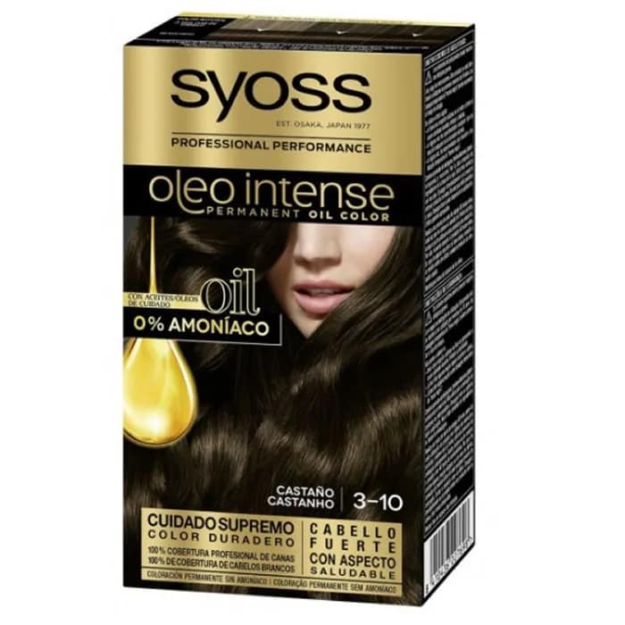 8410436227698_1 Syoss Oleo Intense Permanent Hair Color 3-10 Brown – Image 1