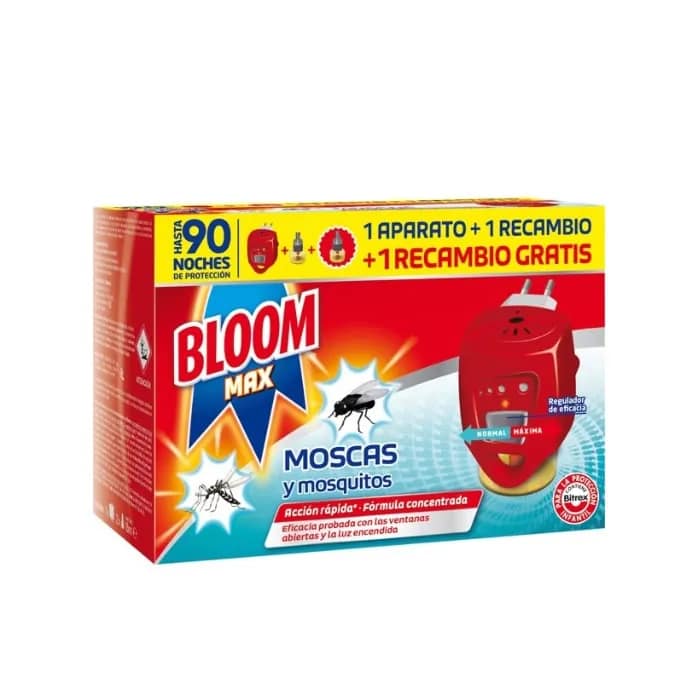 8410436273220 Bloom Max Flies & Mosquitoes 1 Electric Device + 2 Refill – Image 1
