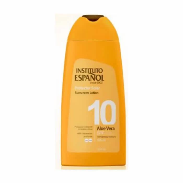 8411047101797 Instituto Español Sunscreen Lotion Aloe Vera Spf10 300ml – Image 1