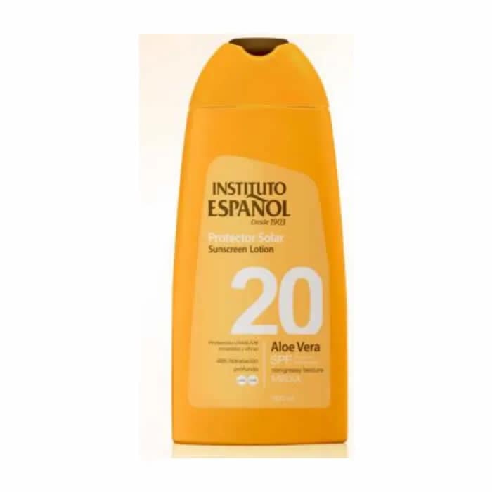 8411047101803 Instituto Español Sunscreen Lotion Aloe Vera Spf20 300ml – Image 1