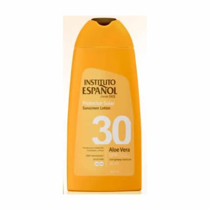 8411047101810 Instituto Español Sunscreen Lotion Aloe Vera Spf30 300ml – Image 1