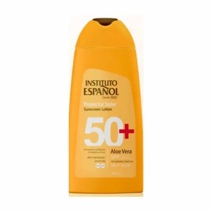 8411047101827 Instituto Español Sunscreen Lotion Aloe Vera Spf50 300ml – Image 1
