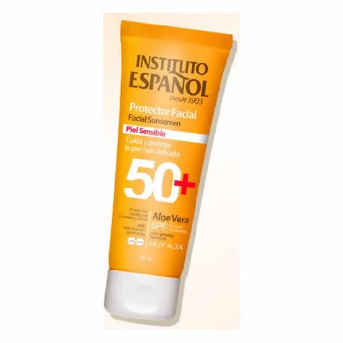 8411047101933 Instituto Español Facial Sunscreen Sensitive Skin Spf50 75ml – Image 1