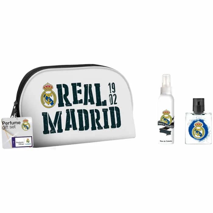 8411114092652 Real Madrid Eau De Toilette Vaporisateur 50ml Coffret 3 Produits – Image 1