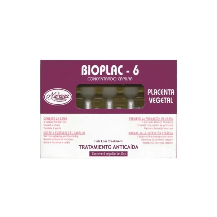 8422246500014 Nurana Bioplac-6 Ampoules Traitement Anti Chute 6x10ml – Image 1