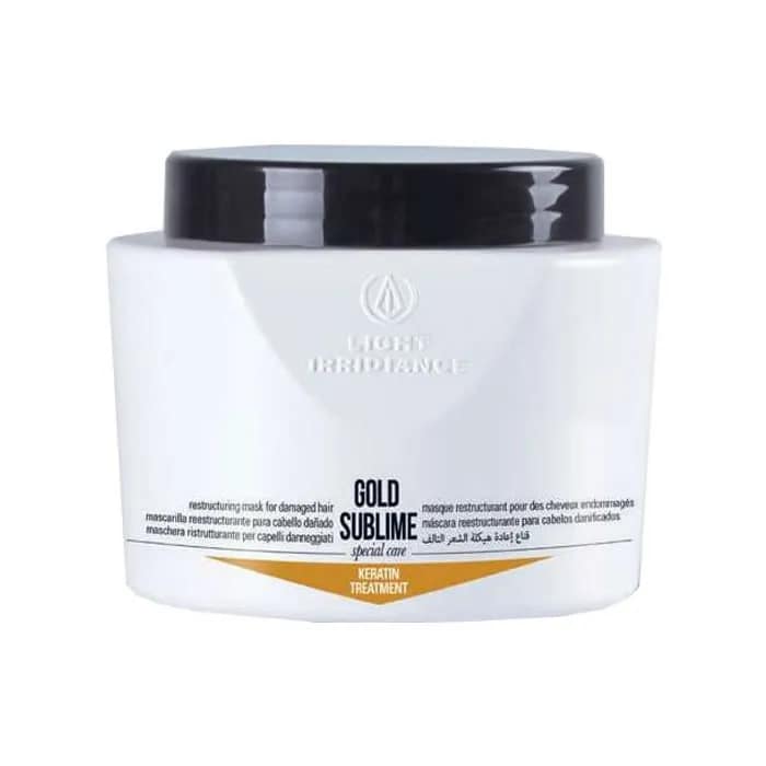 8435138437008 Light Irridiance Gold Sublime Keratin Treatment Masque 500ml – Image 1