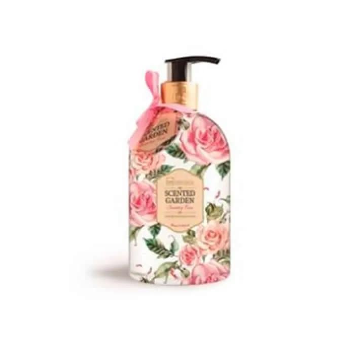 8436025301945 IDC INSTITUTE Scented Garden Body Lotion Rose 500ml – Image 1