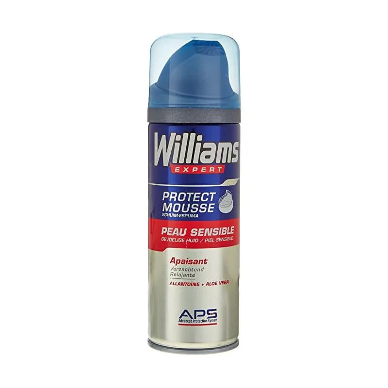 3181730117767 Williams Foam Shaving Sensitive Skin 200ml – Image 1